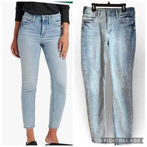 Silver Brand Light Wash Skinny Jeans Med 6 8 10